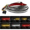 Nanpoku Tailgate Light Bar 60 Inch Triple Row Tail Light