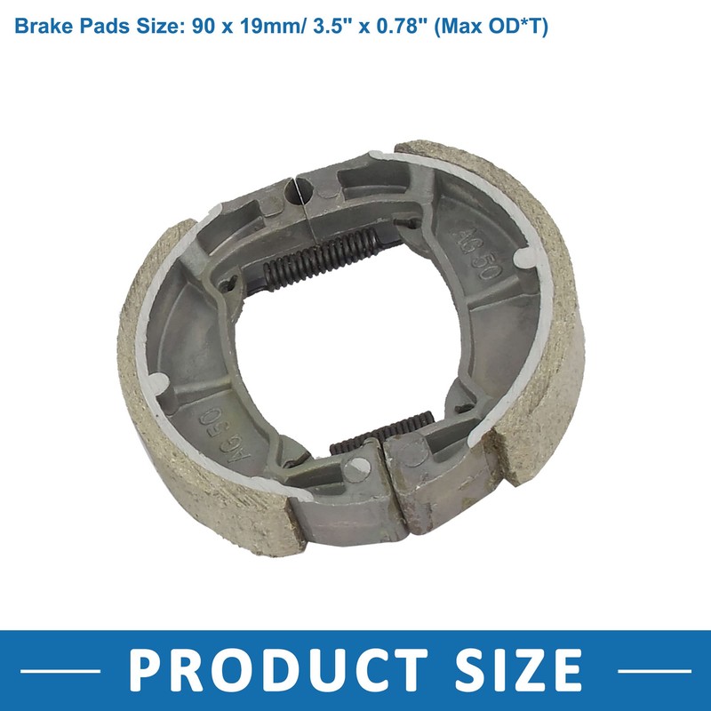 A ABSOPRO Bicycle Brake Shoes Pad Drum Brake Caliper Aluminium