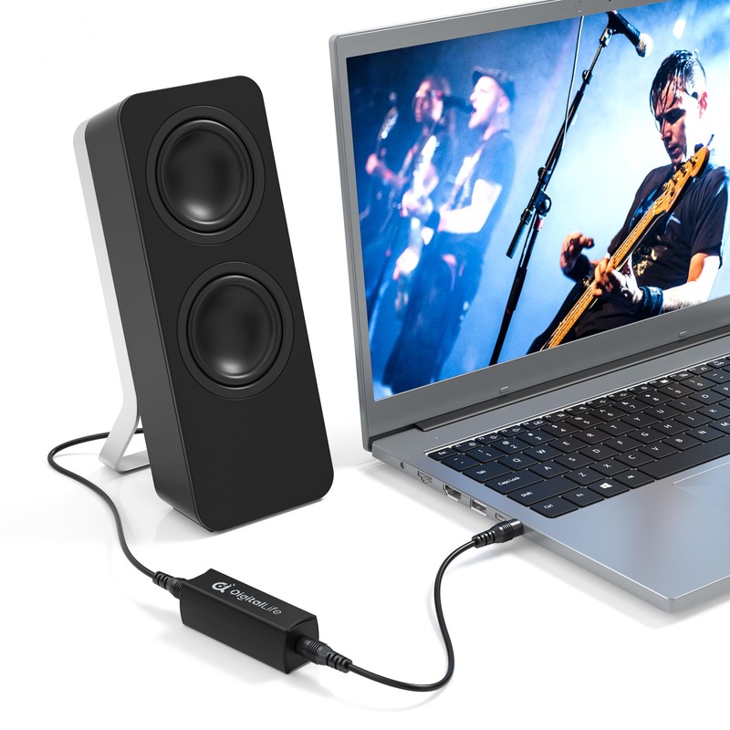 HumBlock Mini, 3.5mm Ground Loop Noise Isolator with Detachable Audio