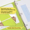BAZIC 3 Ring Binder 1.5" Economy View Binders Organizer -
