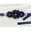 HOSINSECT Rhinestone Maternity Sash Belt for Baby Shower Flowers sash,