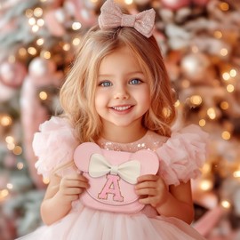 Toddler Purse Gifts for Girls, Little Girl Purse Kids Wallet Crossbody Bag Mini Mouse Ears Bow Purse Birthday Gift for 3-8 Year Old Girls (S, Pink)