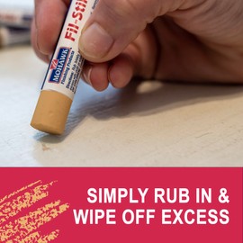 MOHAWK Finishing Products Fill Stick (Fil-Stik) Putty Stick for Wood Repair (Light Nordic Oak)- Rub On Semi-Soft Wax Filler Stick