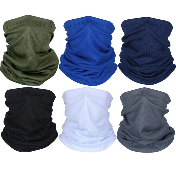 Summer Face Cover Scarf Mens Balaclava Neck Gaiter Baclava Face