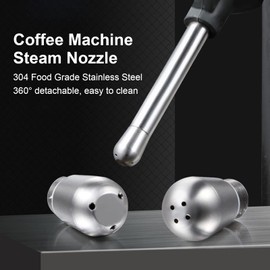 Coffee Machine Steam Nozzle, 304 Stainless Steel Multiple Holes Tip Coffee Maker Replacement Part, Steam Nozzle For Cafe Kitchen(4 Holes 22x18mm)