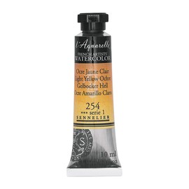 Sennelier l'Aquarelle Watercolor Tubes 10ml - Light Yellow Ochre 10ml Tube