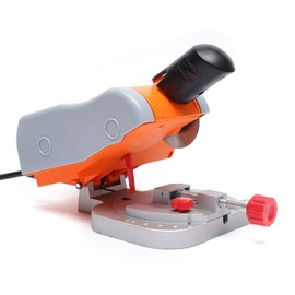 110V Mini Bench Cut Off Saw Desktop Miter Saws Adjustable 45 Degree 2Inch Steel Blade Cutting Metal Wood Plastic Chop Saw Cutter Portable Machine
