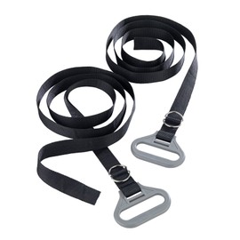 Wenko Maximex Universal Carrying Strap Set of 2 with Handles, Back-friendly Carrying Aid for Flower Pots and Boxes, Practical Hanging, Maximum Load 30 kg each, Dimensions (W x H): 3 x 200 cm