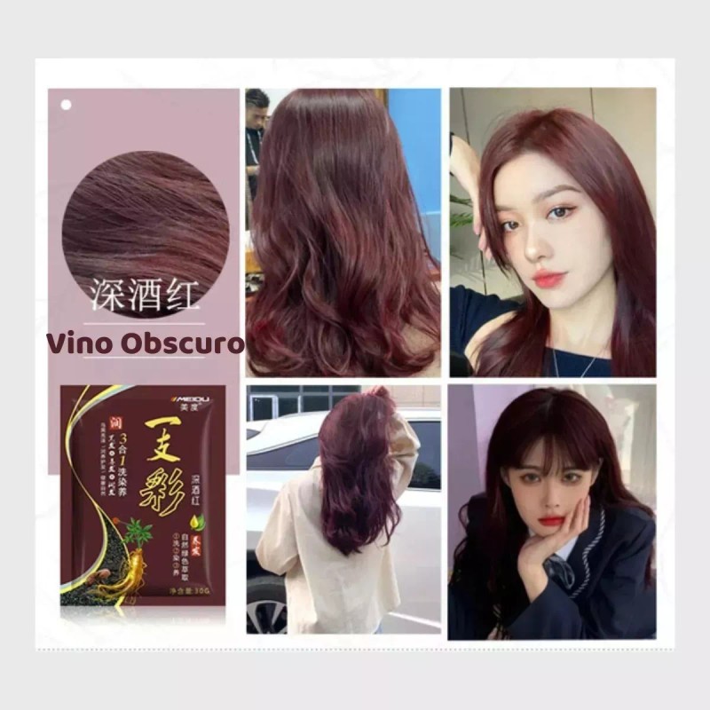 Mafab Shampoo Tinte Instantáneo Cubre Canas Natural Jengibre Full