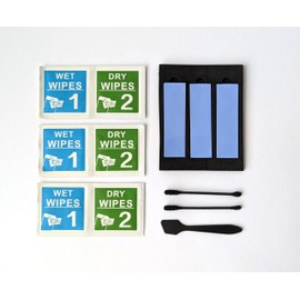 Frostbite High Performance Thermal Pad Multi-Pack Thermal Pad 6W/mk, Soft, Safe and Easy to Use for SSD, GPU, RAM, LED, IC, MOSFET.. - Blue (70 x 20 x (0.5 mm/1.0 mm/1.5 mm))