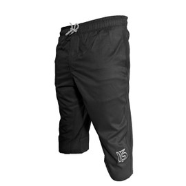 ZAYFA Men Modest Swim Shorts - Below Knee Length (UK, Alpha, L, Regular, Regular, Black)