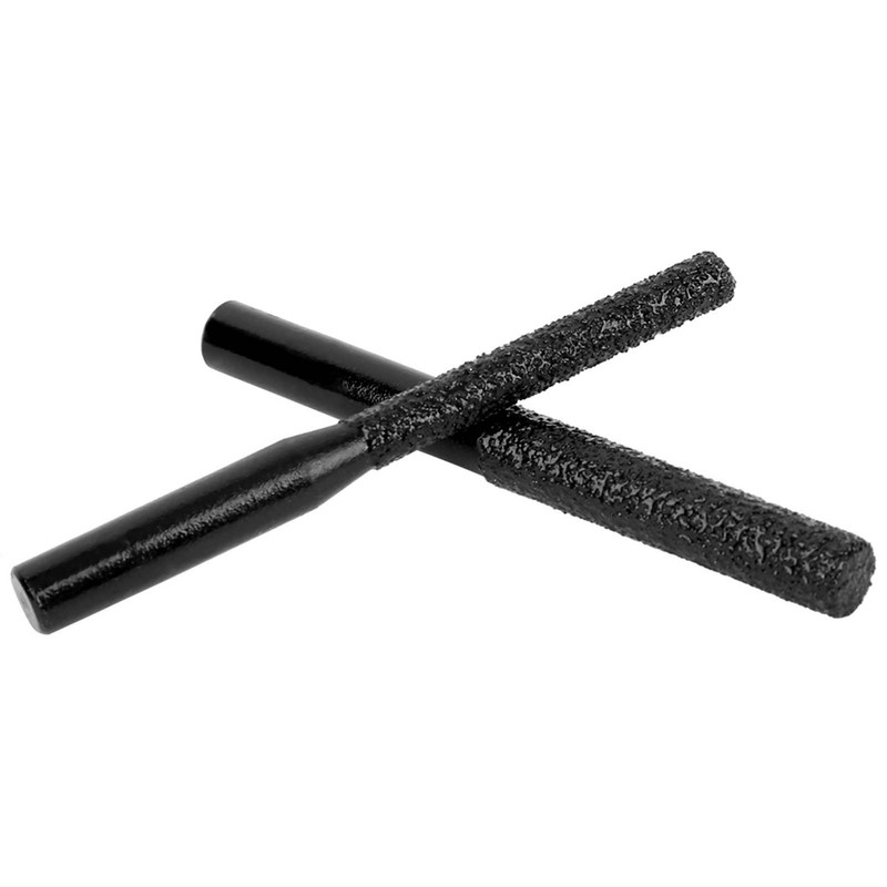 2Pcs Diamond Router Bits Black Brazed Straight Shank for Quartz