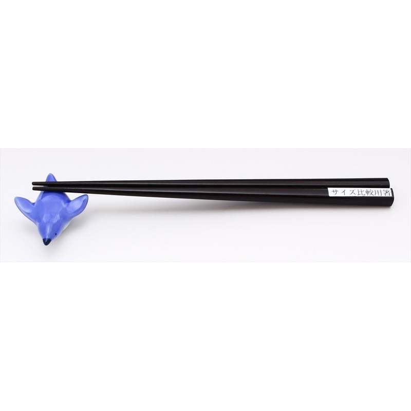 Arita Ware Katagawa Miso Penguin Chopsticks Rest, Blue