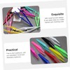 Healvian 30pcs Plastic Eyebrow Tweezers for Women Use Eyebrow Trimming