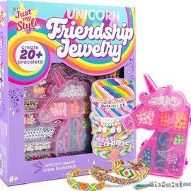 Just My Style Gift Set for Girl Jewelry Making Kit Pretend Play Toy 5 6 7 8 9 10 11++ Year Old
