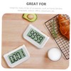 LABRIMP 2pcs Digital Kitchen Timer with Magnetic Back Volume Alarm