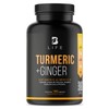 Cúrcuma + Jengibre 180 Cápsulas. Ingredientes naturales: Aceite de Coco.