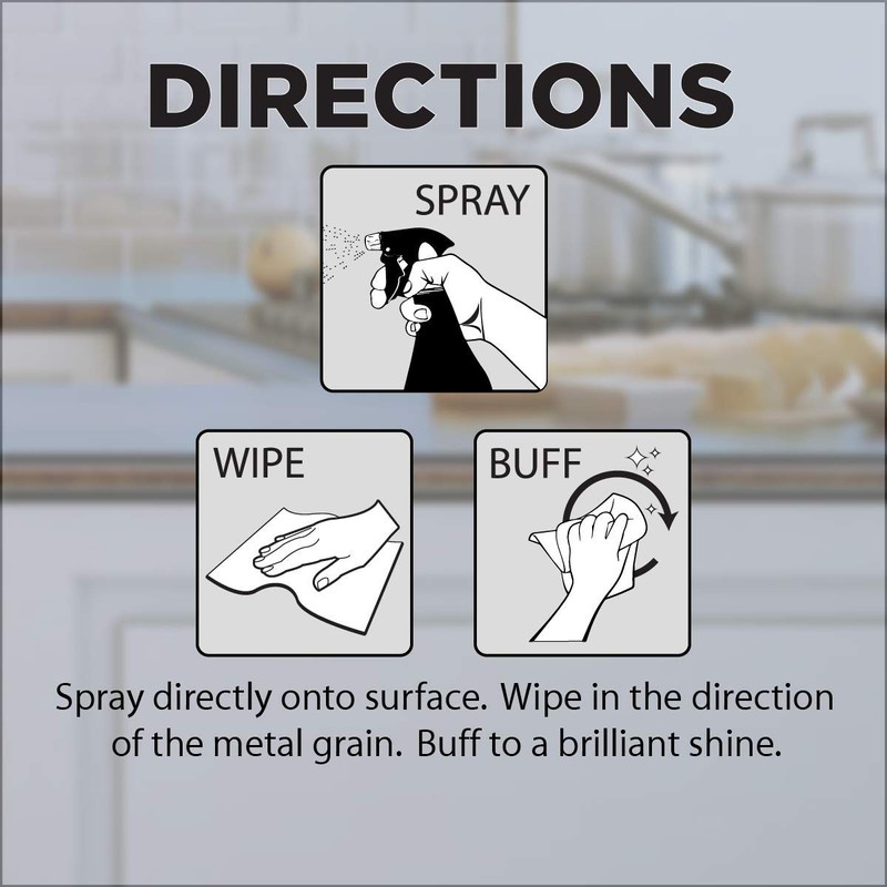 Weiman Stainless Steel Cleaner & Cooktop Heavy Duty Polish -