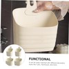 STOBAZA 4pcs Wall Hanging Storage Baskets Stackable Punch Containers for
