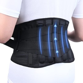 INDEEMAX Waist Belt, Support, Judo Therapist-Supervised, Lumbar Corset, For Summer, Thin, Breathable, Double Compression Type, Unisex (L)