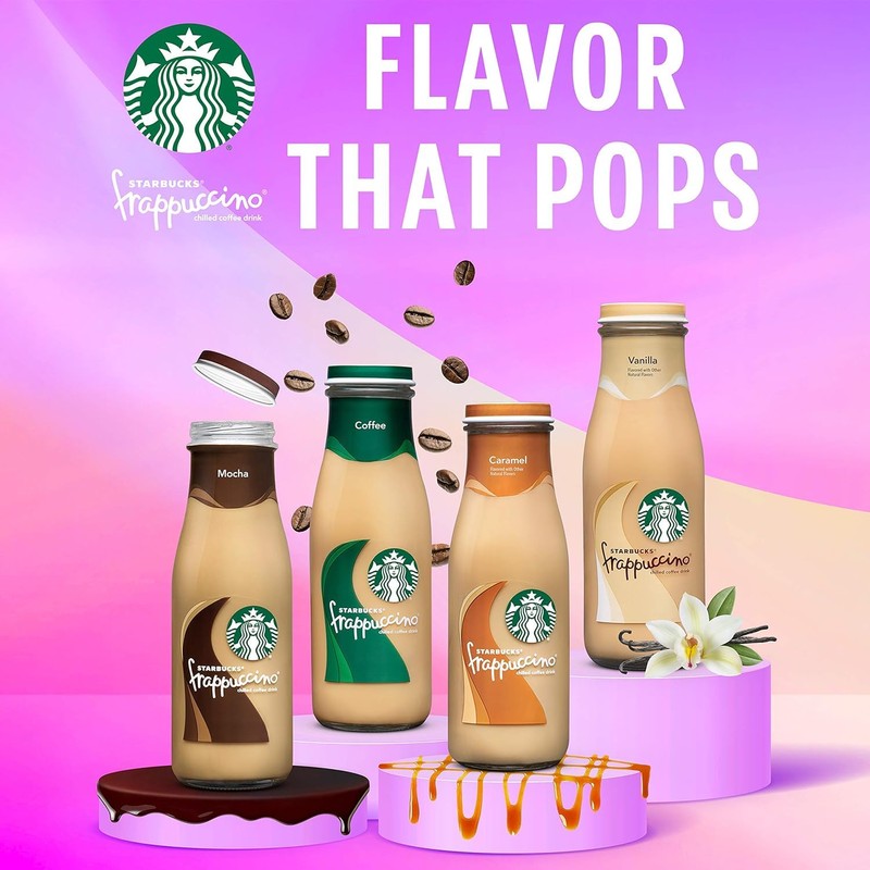 Starbucks Frappuccino Lite, Sea Salt Caramel Gelato, 9.5 Fl Oz