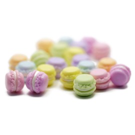 21 Psc French Macaroon Recipe Dollhouse Miniatures Food Kitchen