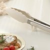 TOWINGO Silicone Tongs Set - 9 Inch Mini Kitchen Utensils