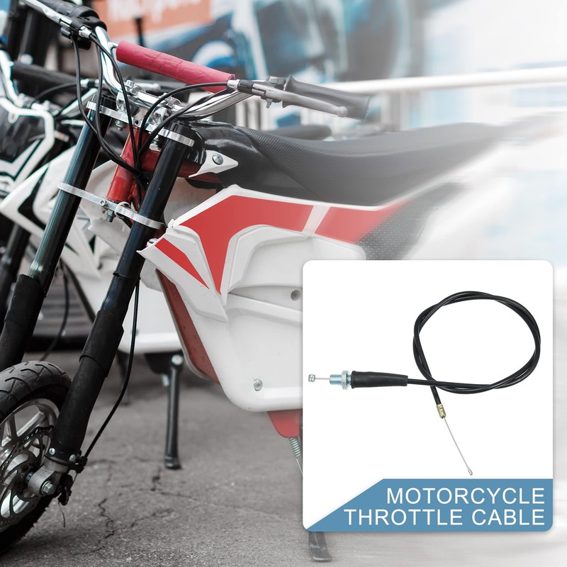 X AUTOHAUX Dirt Bike Throttle Cable 35.43" Gas Throttle Cable