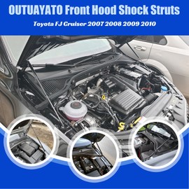 OTUAYAUTO Hood Struts Lift Support Replacement for Toyota FJ Cruiser 2007 2008 2009 2010 Premium Front Hood Shocks Gas Spring Set OE 6355,GS520075 (Pack of 2)