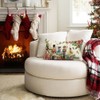 RABUSOFA Christmas Pillow Covers 12x20 Nutcracker Poinsettia Holiday Decor
