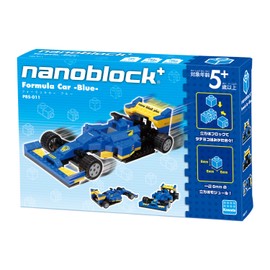Nanoblock Plus Formula Car Blue PBS-011