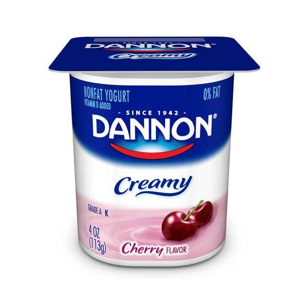 Dannon Creamy Strawberry and Vanilla Twin Pack Yogurt, 4 Ounce