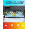 Car sun visor suitable for Fiat 500 2010-2024, car windscreen