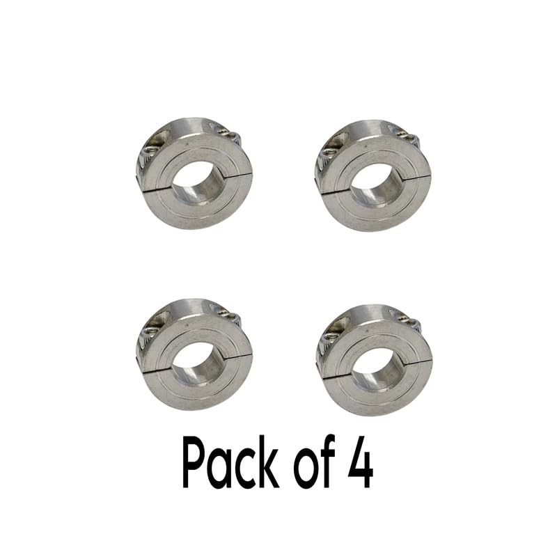 Summit Brand 1'' ID 2C-100-S Double Split Shaft Collar Stainless
