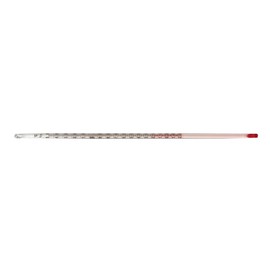 Red Spirit-Filled Total Immersion 12" Thermometer (-20 To 150 C)