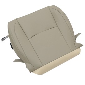 Priprilod Tan Leather Driver Side Bottom Seat Cover Compatible with Lexus RX330 RX350 RX400 2003 2004 2005 2006 2007 2008 2009