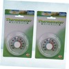 Kisangel 3sets Professional Wooden Room Thermometer Vertical Indoor Hanging Thermometer