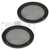 Speaker-Abdeckgitter / - Grill 130 mm Black (Record), 2 Teilig