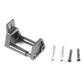 Barn Door Roller Guide, Sliding Door Guide, Black Premium Plastic Bottom Floor Guide Wall Mounted Sliding Barn Door Hardware with Screws