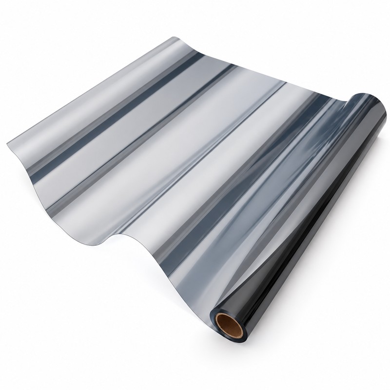 Privacy Window Tint Film - Self-Adhesive One-Way Mirror Film for