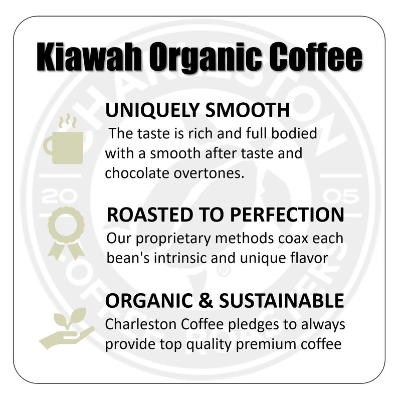 Charleston Coffee Roasters | Specialty Organic Whole Bean Bag |