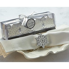 Artisano Designs Winter Wishes Snowflake Napkin Rings