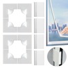 Magnetic Window Screen Accessories with 8pcs Window Screen Corners 4pcs