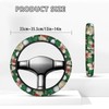 Knextrepoy Hibiscus Golf Cart Steering Wheel Cover Golf Ball Golf
