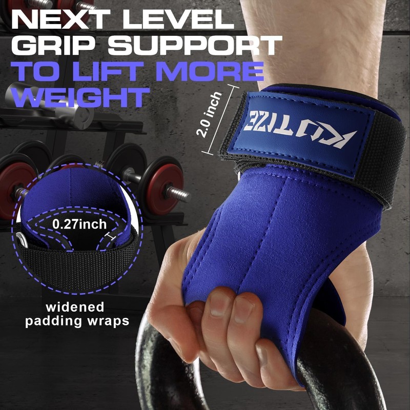 Weight Lifting Wrist Wraps, Lifting Straps for Heavy Powerlifting, Deadlifts,