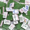 ,American Mahjong Set with 160 Tiles, Custom 4-Layer Mahjong Tiles,Emerald