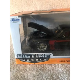 Jada Bigtime Muscle 1:24 Black 1970 FORD MUSTANG BOSS 429- NEW IN BOX! RARE!