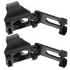 SUPVOX 2pcs Snorkel Keeper Tube Holder Clips, Black Plastic Diving