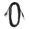 MUSIC STORE Insert Cable 6 m RCA to 6.3 mm