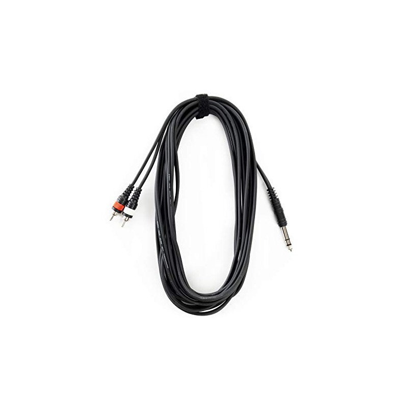 MUSIC STORE Insert Cable 6 m RCA to 6.3 mm